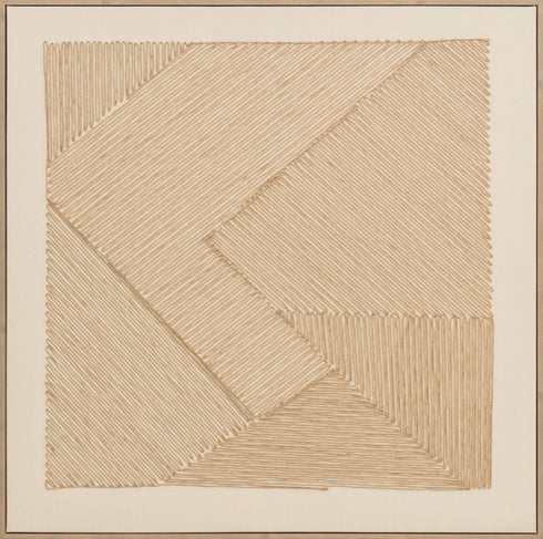 Sea, Painting, Framed poster, Poster, H90xW90xD3,8cm, Sand